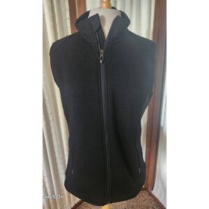 V5  Polar King heavy knit zip-up vest
